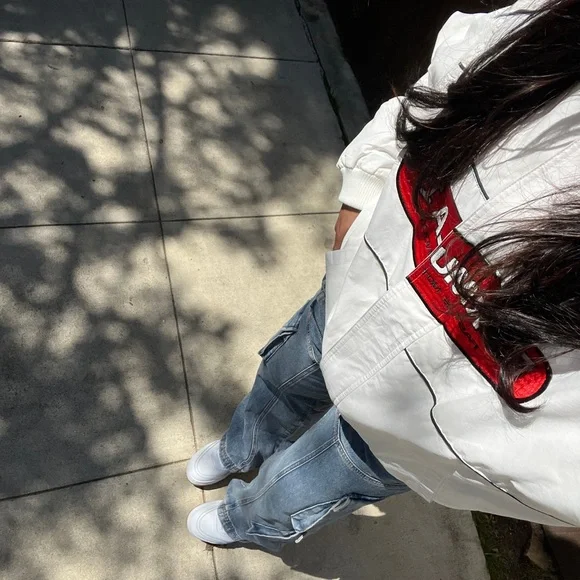 White Formula 1 Racing Jacket - Picture 3 of 4